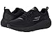 Skechers Women's Go Run Elevate Mesh Lace-up Sneaker, Black/Black, 8