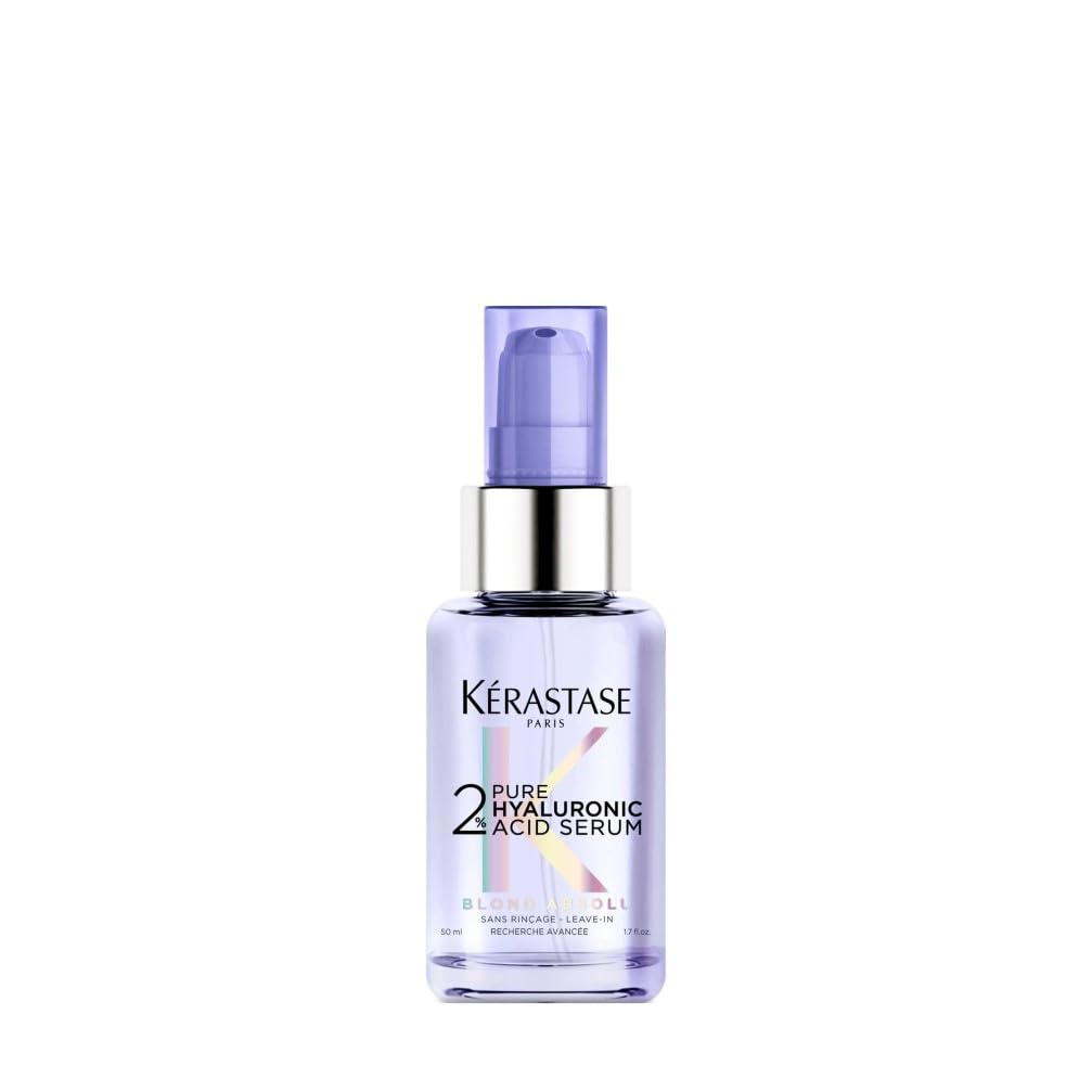 Kérastase, Blond Absolu, Sérum Réparateur & Fortifiant à l'Acide Hyaluronique Pure 2%, Pour Cheveux Blonds, Méchés & Décolorés, Texture Légère, 50 ml