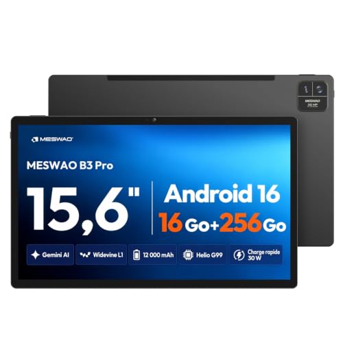 MESWAO B3 Pro Tablette 15,6 Pouces...