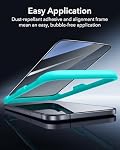 ESR 3 Pack for iPhone 17 Pro Privacy Screen Protector, Anti-spy Tempered-Glass Privacy Screen Protector with Easy Installation Tool, Micro-Curved Edges, Case Friendly