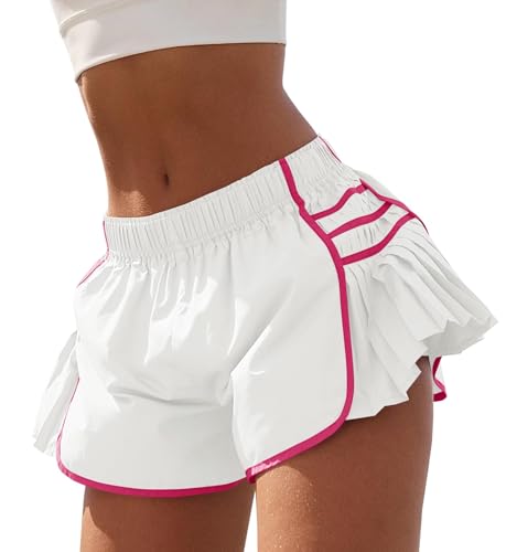 Short d'entraînement pour femme avec coutures contrastées anti-frottement
