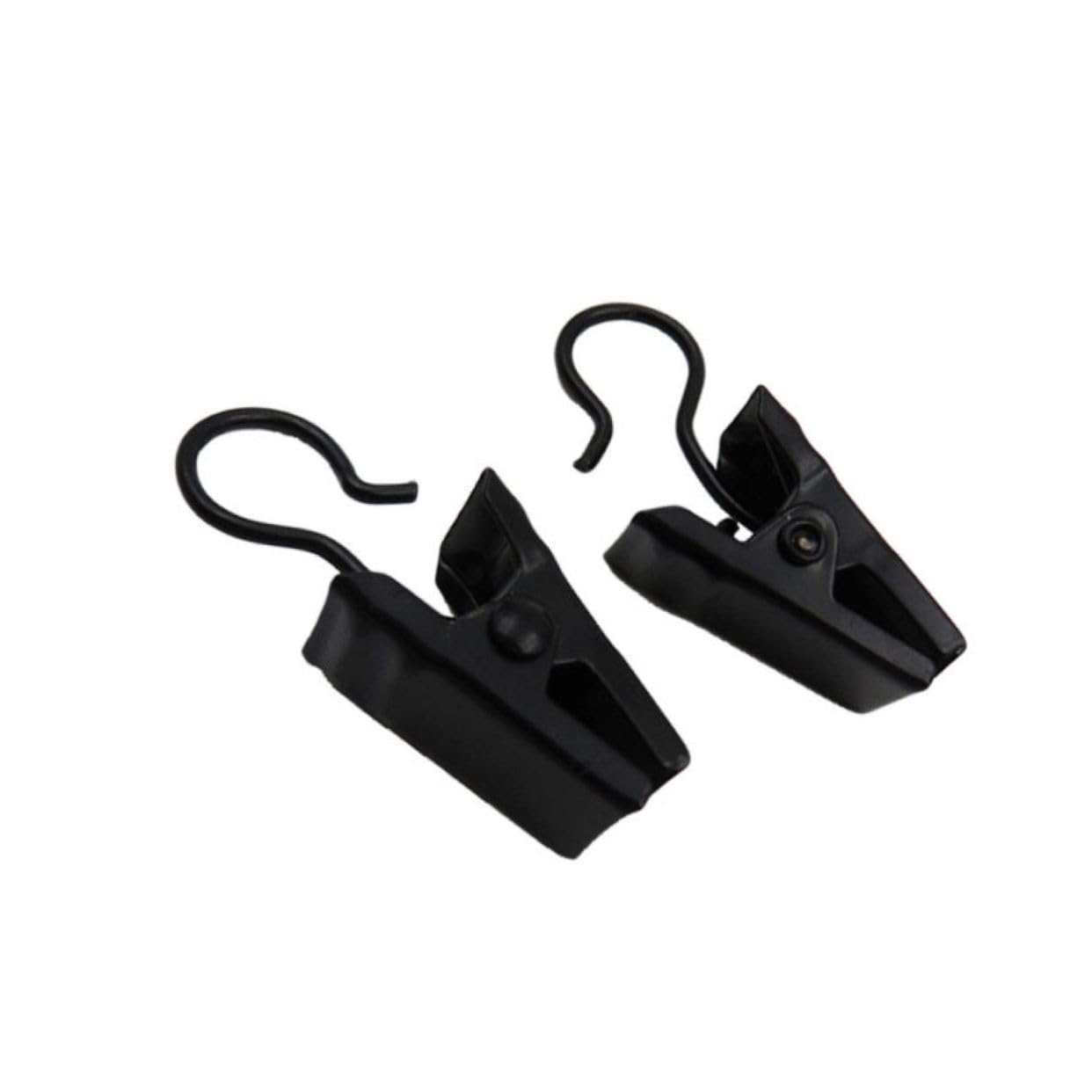 Ganchos para Cortinas VINTORKY de 100 Piezas en Acero Inoxidable para Colgar con Clips