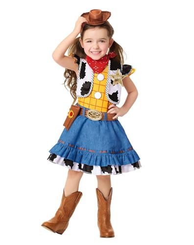 Spirit Halloween Toy Story Toddler Woody Dress Costume, Officially Licensed