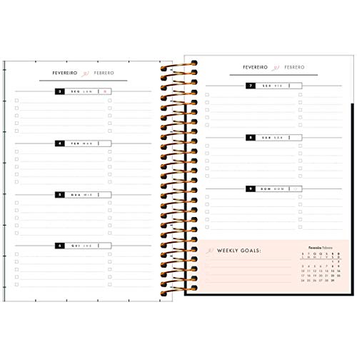 Planner Espiral West Village 2018, Tilibra 2019