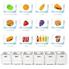 BDTCTK Parent-Child Interactive Toddler Truck Toy - Large Transport Container Model with Sound & Light, Pull-Back Design + Storage & Food Props, for Kids Boys Girls Ages 3+