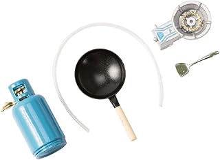 STAHAD 1 Conjunto De Pacote De Fogão A Gás Mini Brinquedos De Fingir Utensílios De Cozinha Brinquedos De Fingir Panela De Cozinha Em Miniatura Fogão A Gás De Cozinha Em Miniatura