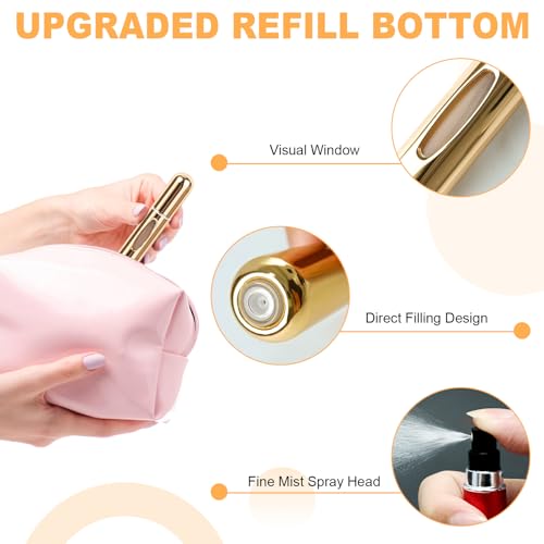 Image of GOLF 6pcs 5ML Portable Mini Refillable Perfume Atomizer Spray Bottle with 2 Funnel Filler for Travel Purse