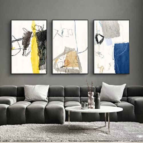 Affiches et impressions pour murs vides solution triptyque salon moderne