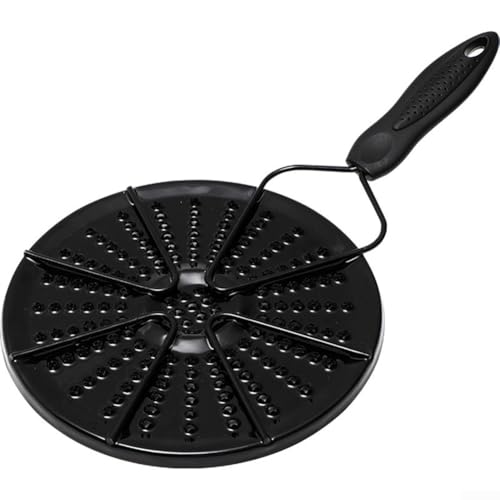 SMZhomeone Placa difusora de calor para estufas de gas y eléctricas, esparcidor de llama de 8 pulgadas con agarre que se mantiene fresco, para anillo de cocina de vidrio de gas eléctrico (pulverizador