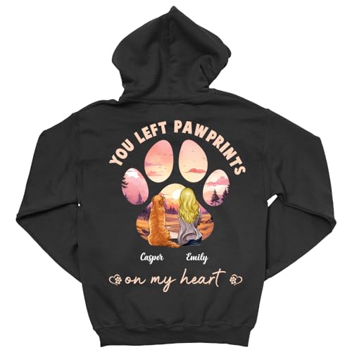 Gossby Custom Dog Mom Hoodie - Personalized Pet Names Sweatshirt for Her