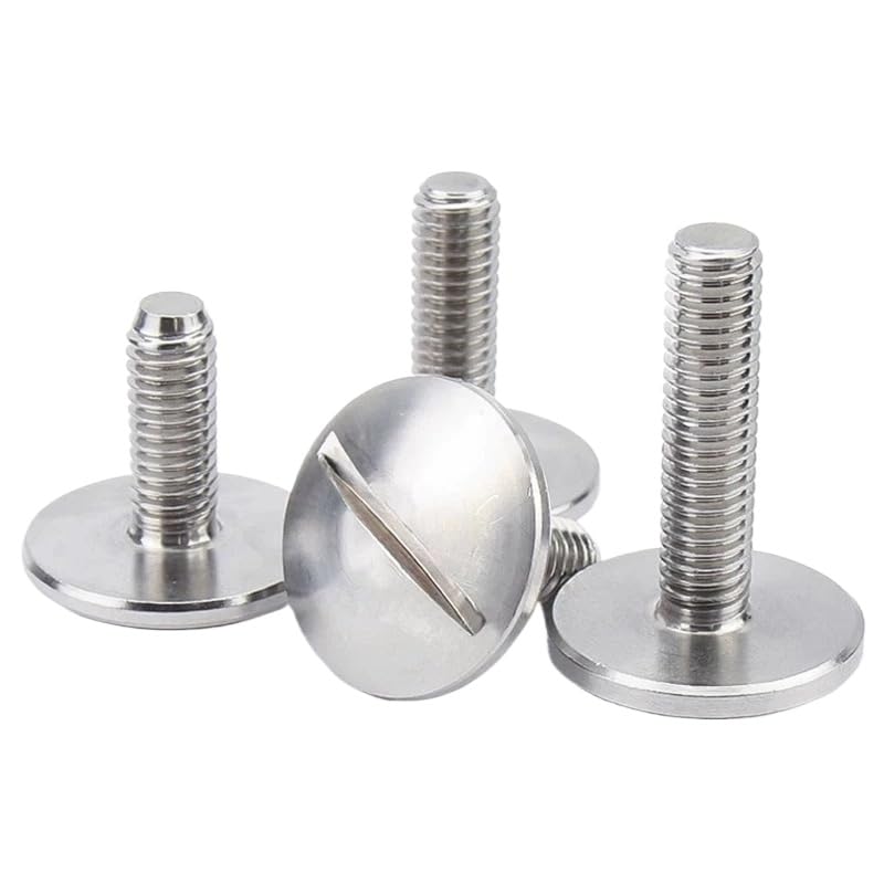 Viti a testa di formaggio rialzate grandi scanalate in acciaio inossidabile SS304 m2 M2,5 M3 M4 M5 M6 (50,M6 x 25mm)
