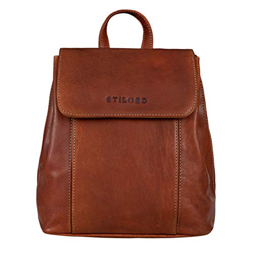 STILORD  Fiona  Mochila de Hombro de Cuero para Mujer Bolso Bandolera o de Mensajero