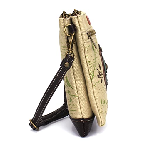 CHALA Double Pocket Xbody Women RFID Protected Canvas Crossody Purse with Adjustable Strap4