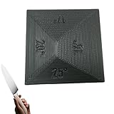 Mixnexorad Wetzstein - 3D Rutschfester Wetzstein | Messerschärfer Schärfblock,Zum Schärfen Für Zuhause Restaurant Picknick Camping Alltag