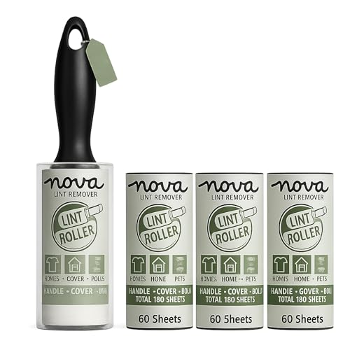 Image of Lint Roller for Clothes Extra Sticky Lint Remover Roller for Clothes & Pet Hair Manual Dust Remover for Clothes Cloth Roller to Remove Fur with Refill Lint Remover for Clothes Roller