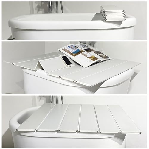 Faltbare wasserdichte PVC-Badewannenmatte, 0,6 cm dick, rutschfeste Badematte für 80 x 180 cm große Wannen, einfach zu bedienen, Badezimmer-Zugang, ideal für Sicherheit und Komfort zu Hause
