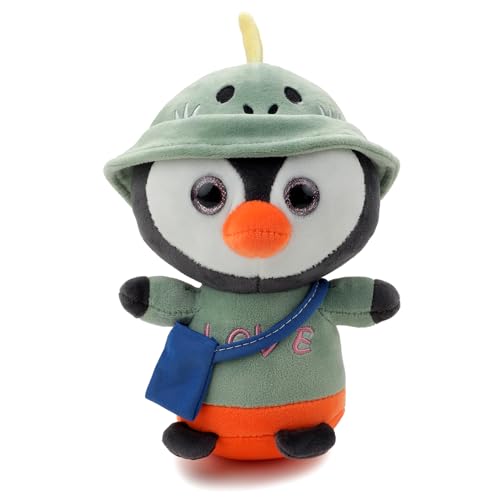 Image of Soft Plush Toy for Kids Stuffed Soft Toy with Cute Hug-Friendly Plush for Babies, Toddlers & Children Safe, Lightweight & Easy to Clean (Green Penguin)