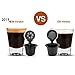 5 Pack Nespresso Reusable Capsules Stainless Steel Lids Refillable Coffee Pods For Nespresso Machines (OriginalLine Compatible)