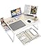 Price comparison product image Cooper Mega Table Plus [Premium XXL Extra Large] Laptop Lap Desk & Book Stand | Multifunctional Foldable Lap Desk, Laptop Desk for Bed, Portable Desk, Laptop Pad, Lapdesk Laptop Lap Tray (White Oak)