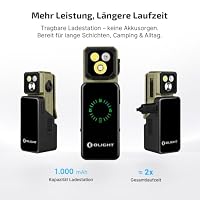 OLIGHT Oclip 2 Ultra Premium Taschenlampe LED Aufladbar mit Ladestation – Ansicht 2