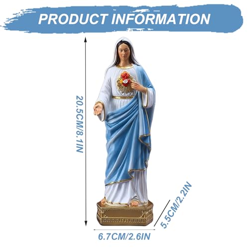 Statue de la Vierge réaliste pour coin prière et méditation - 3