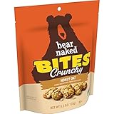 Bear Naked Crunchy Granola Bites, Breakfast Snacks, Honey Oat, 6.2oz Bag (1 Bag)