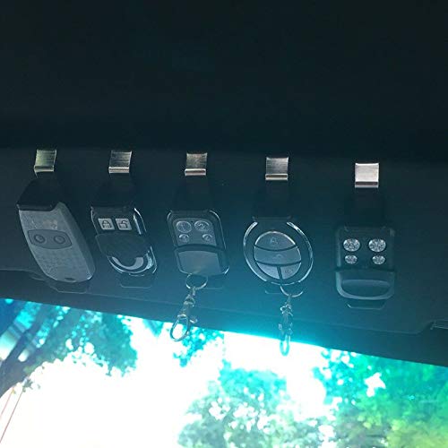 Set Di 4 Clip Per Telecomando Parasole NOLITOY – In ABS Resistente Al Calore, Organizer Per Garage, Facile Da Montare