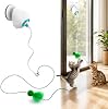 Juguetes interactivos para gatos, automáticos para gatos de interior | Varita de plumas voladoras, activación por tacto, juguetes de ejercicio para gatos adultos aburridos, diseño de ventosa, recargable 2
