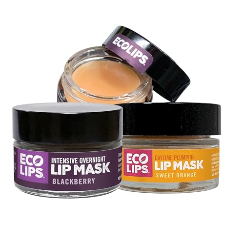 Eco Lips Daily Plumping &amp; Overnight Intensive Lip Mask Duo, 2-Pack