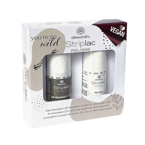 alessandro Striplac Set- Wild -UV-Nagellack Set – Für eine professionelle und schonende Maniküre in 15 Minuten – Vegan und tierversuchsfrei