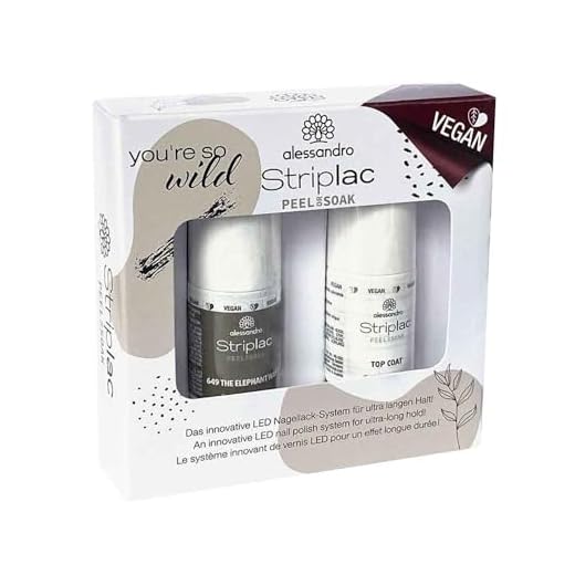 alessandro Striplac Set- Wild -UV-Nagellack Set – Für eine professionelle und schonende Maniküre in 15 Minuten – Vegan und tierversuchsfrei