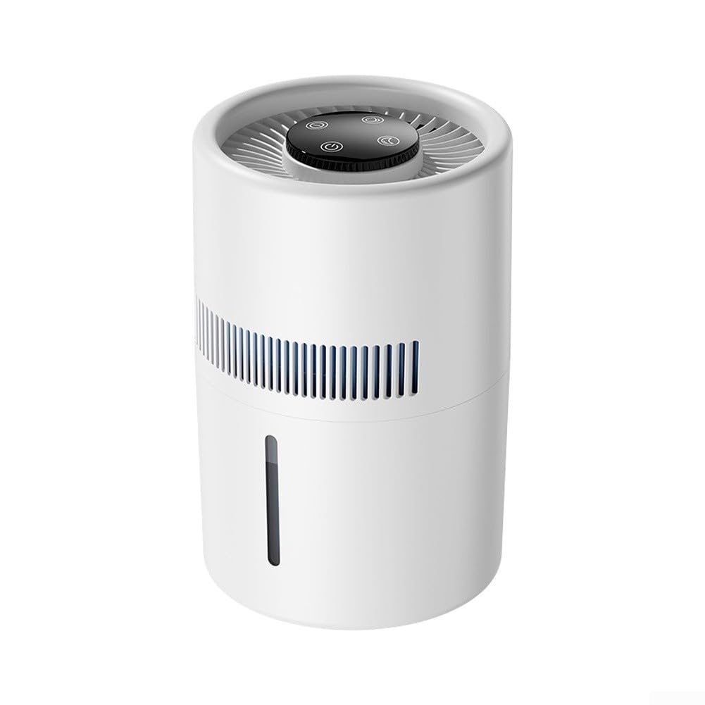 Umidificatore Purificatore 4L Silenzioso Anti-Polvere Umidificatore | Filtrazione efficiente, rimuove per polvere e inquinanti, ambiente sano, per casa e ufficio, plastica resistente