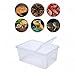 predolo Reptile Habitat Container for Breeding Silkworms and Frogs, White