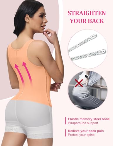 Image of SHAPSHE Waist Trainer for Women, Tummy Control Sports Girdle, Workout Body Shaper with Adjustable Shoulder Strap