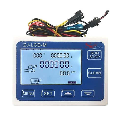 Medidor de flujo, Controlador de medidor de ZJ-LCD-M + Sensor de flujo G1/2 '+ válvula + carga de energía for medición de agua líquida o cuantitativa para líquidos