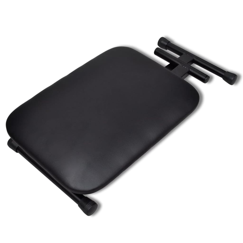 Verstellbares Keyboardständer und Hocker Set aus Stahl, klappbar, gepolstert, höhenverstellbar für Musiker, Bühne, Studio, Konzert, Orchester, ergonomisch und stabil