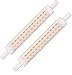 R7S LED 118mm 10W Ampoule R7s LED Linéaire 118mm 10W Blanc Chaud 3000K R7S Douille J118 Non Dimmable, 15mm X 118mm, Equivalent à R7S 118mm100W Lampe Halogène, 230V AC, 1200LM, Pack de 2