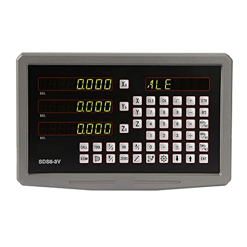 Pantalla digital metálica 3 ejes para máquina taladro miniatura 1