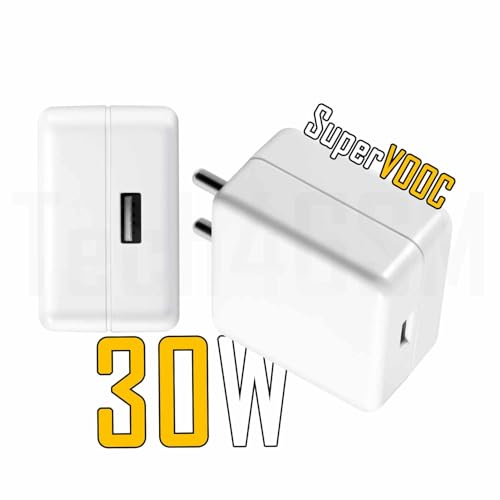 Image of Original 30W Quick Adapter Compatible with RealMe Narzo 20a, 7 Pro (Only Adapter)