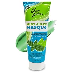 Queen Helene Mint Julep Masque 8 oz – Deep Cleansing Clay Face Mask for Oily & Acne-Prone Skin | Purifies Pores & Soothes with Refreshing Mint | Classic Spa-Quality Treatment Made in USA