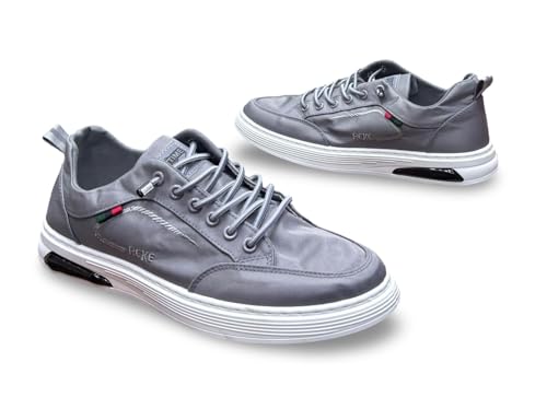 Image of Men's Casual Sneakers, Lace-up Style with Air Cushion Sole, Casual Shoes for Men