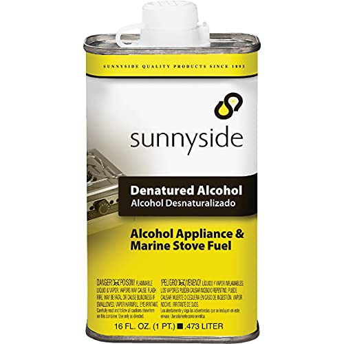 Image of Sunnyside Corporation 83416 1 Pint Denatured Alcohol Solvent