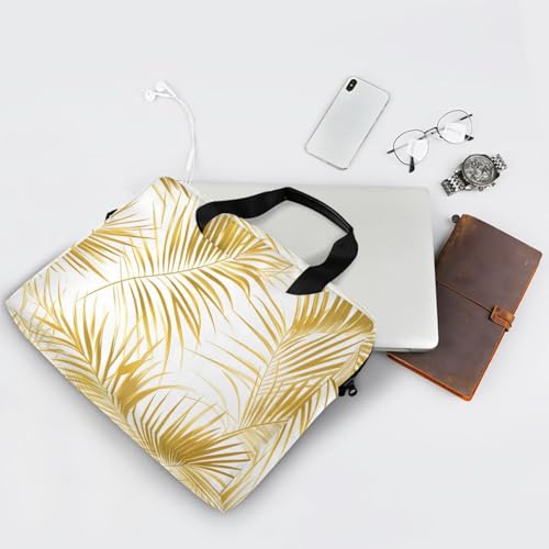 Funda para portátil ALAZA con patrón hojas doradas 13-15.6" miniatura 7