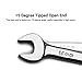 Capri Tools 12 mm Combination Wrench, 12 Point, Metric, Chrome (1-1312)