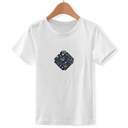 T-shirt sauvage fleur plante grand confort col ras du cou garçon