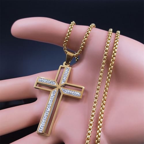 Collar para hombres y mujeres ideal como obsequio de fe católica 4
