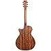 Kadence Electric Acoustic Guitar (Ash Wood) - Semi Acoustic Guitar with Pickup, Inbuilt Tuner, Capo, Strings, Picks, Strap, Cable and Padded bag - Electro Guitars for Beginners & Professionals
