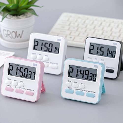 Image of Kitchen Timer Digital Timers Magnetic Countdown Timer,Digital Timer for Cooking, Egg Timer, Magnetic Desk, Classroom, with LCD Display and Retractable Stand (Blue)