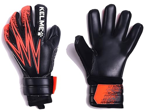 Gants de football GK super adhérents Kants de gardien KELME avec protection des doigts
