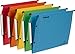Esselte LGM VisioPlus - Dossiers Suspendus A4 Latéraux, Capacité 100 Feuilles, Fond en V, Entraxe 330 mm, Porte-Étiquette XL Intégré, Lot de 10, Coloris Assortis, 49959